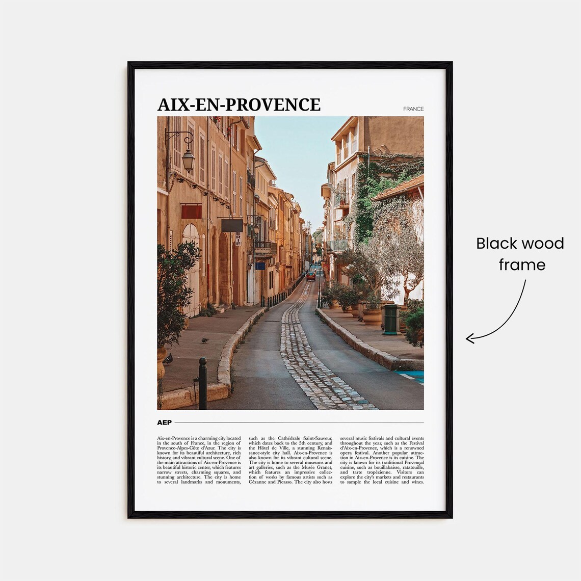 Aix En Provence Travel Poster, France Wall Art Print - Image 2