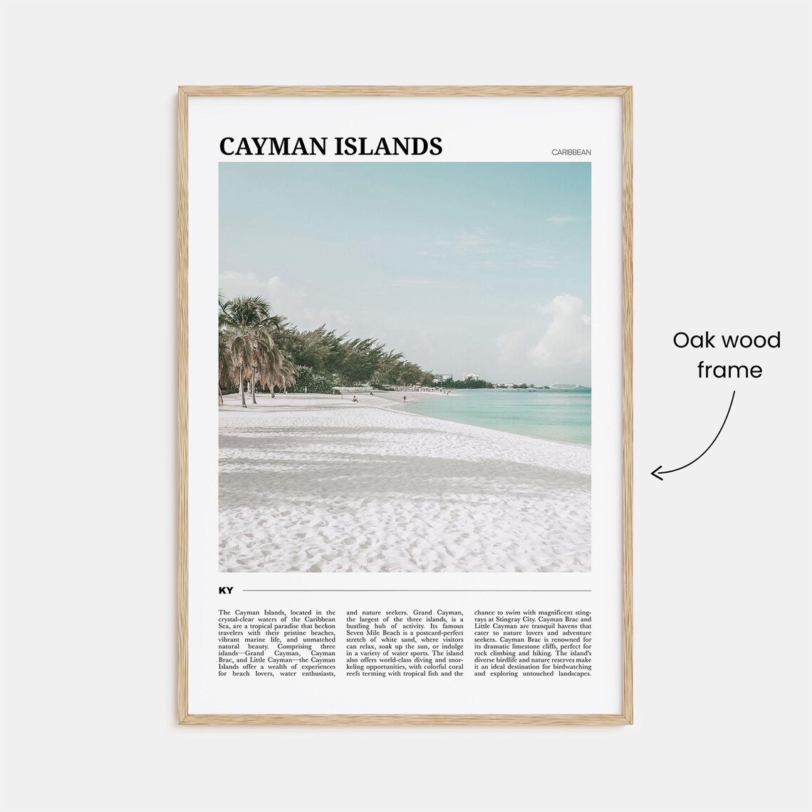 Cayman Islands Travel Poster, Caribbean Poster Print - Image 3