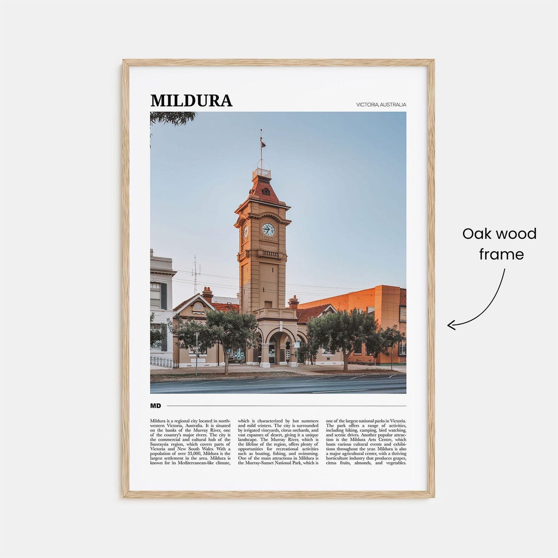 Mildura Travel Poster Mildura Wall Art Mildura Poster Print Mildura Photo Mildura Decor Victoria Australia - Image 3