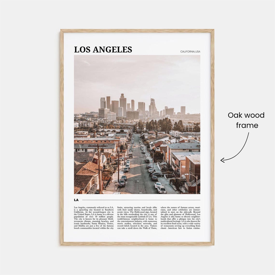 Los Angeles Travel Poster No 2 Los Angeles Wall Art Los Angeles Poster Print Los Angeles Photo Los Angeles Decor California Usa - Image 3