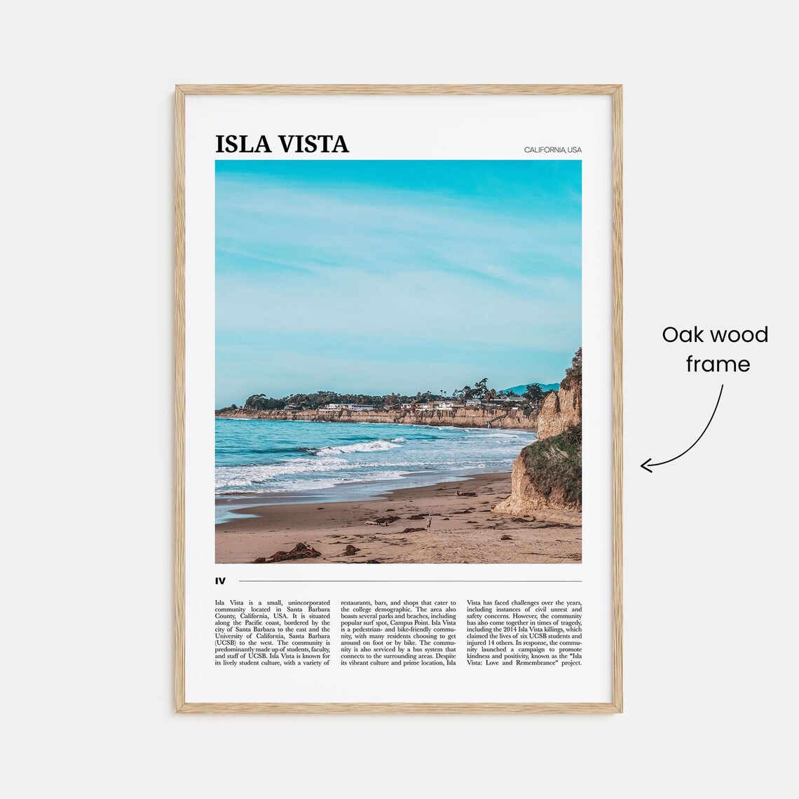 Isla Vista Travel Poster, California USA - Image 3