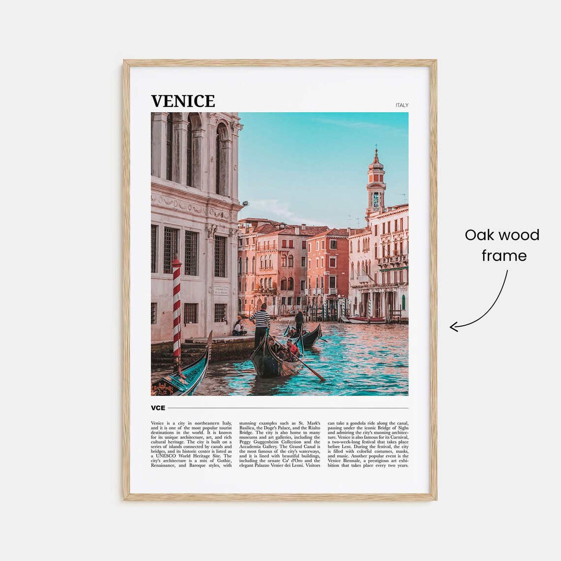 Venice Travel Poster, Italy Travel Poster - Image 3