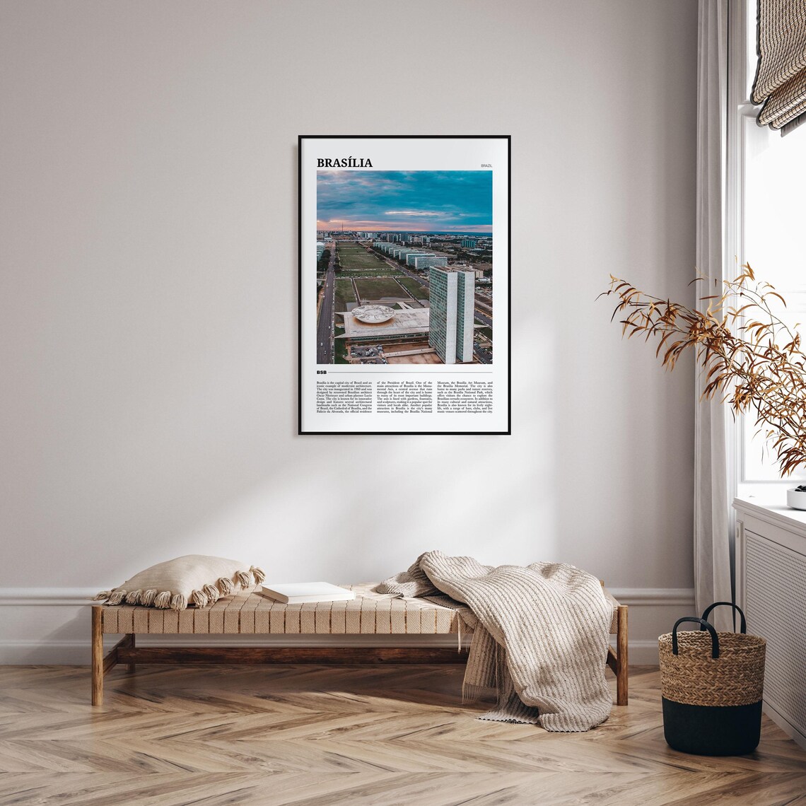 Brasilia Travel Poster, Brazil City Wall Art - Image 4