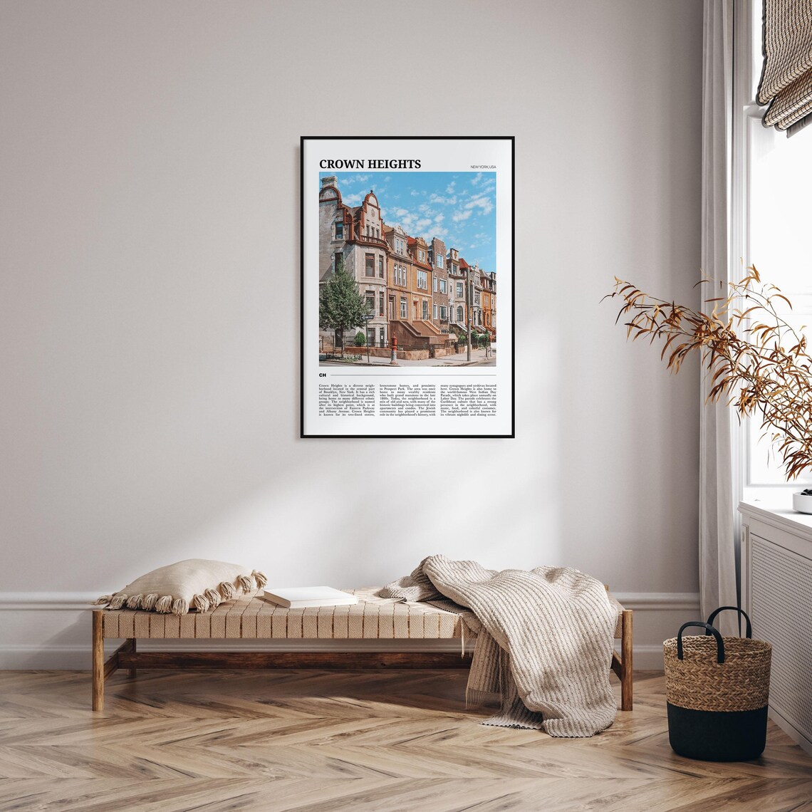 Crown Heights Travel Poster, New York USA - Image 4
