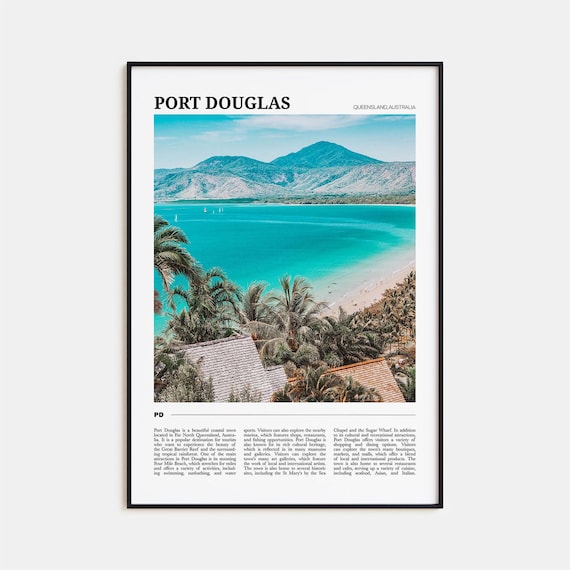 Port Douglas Travel Poster, Queensland Australia