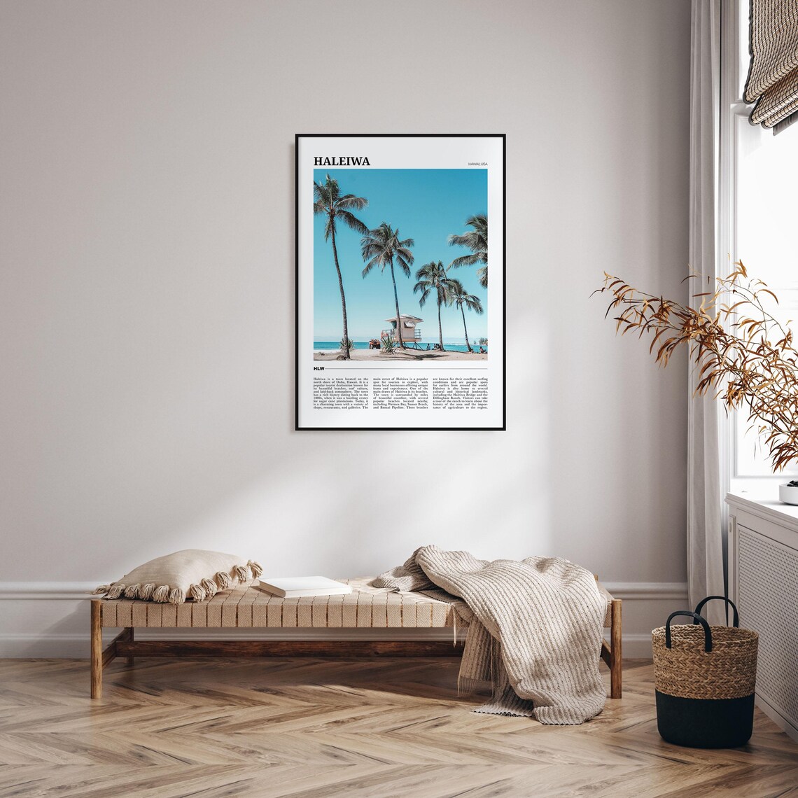 Haleiwa Travel Poster, Hawaii USA Art Print - Image 4