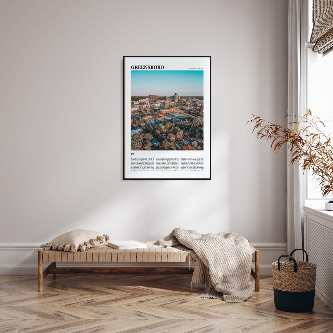 Greensboro Travel Poster Greensboro Wall Art Greensboro Poster Print Greensboro Photo Greensboro Decor North Carolina Usa - Image 4