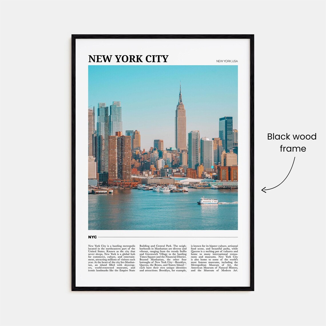 New York City Travel Poster, City Wall Art - Image 2