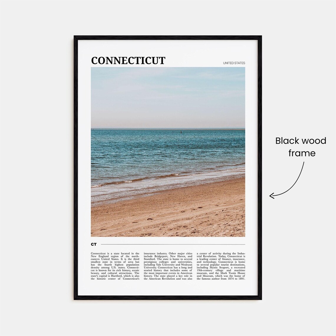Connecticut Travel Poster No 2, Connecticut Travel Poster - Image 2