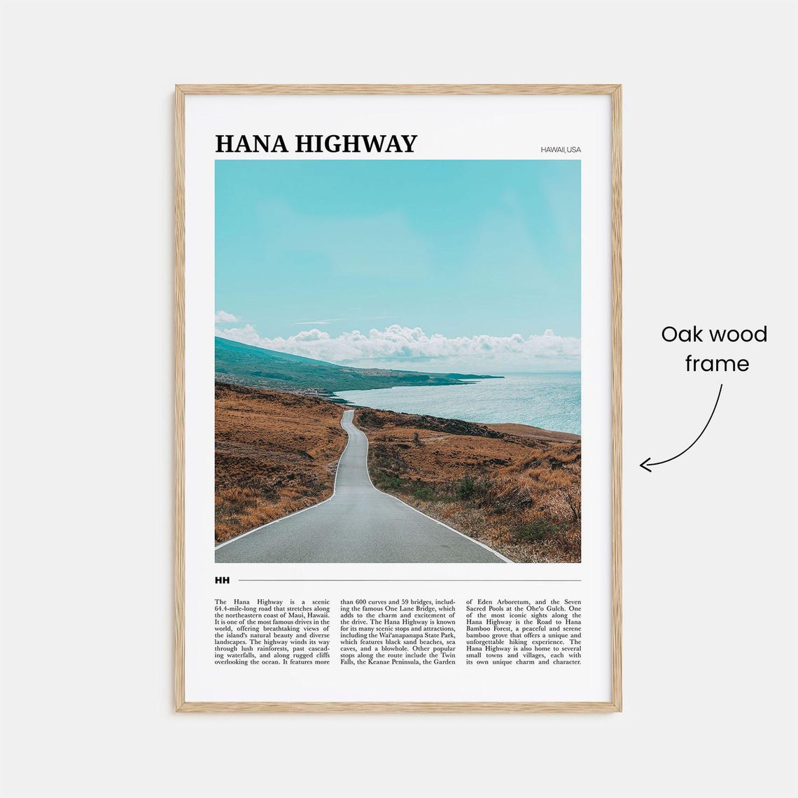 Hana Highway Travel Poster Hana Highway Wall Art Hana Highway Poster Print Hana Highway Photo Hana Highway Decor Hawaii Usa - Image 3