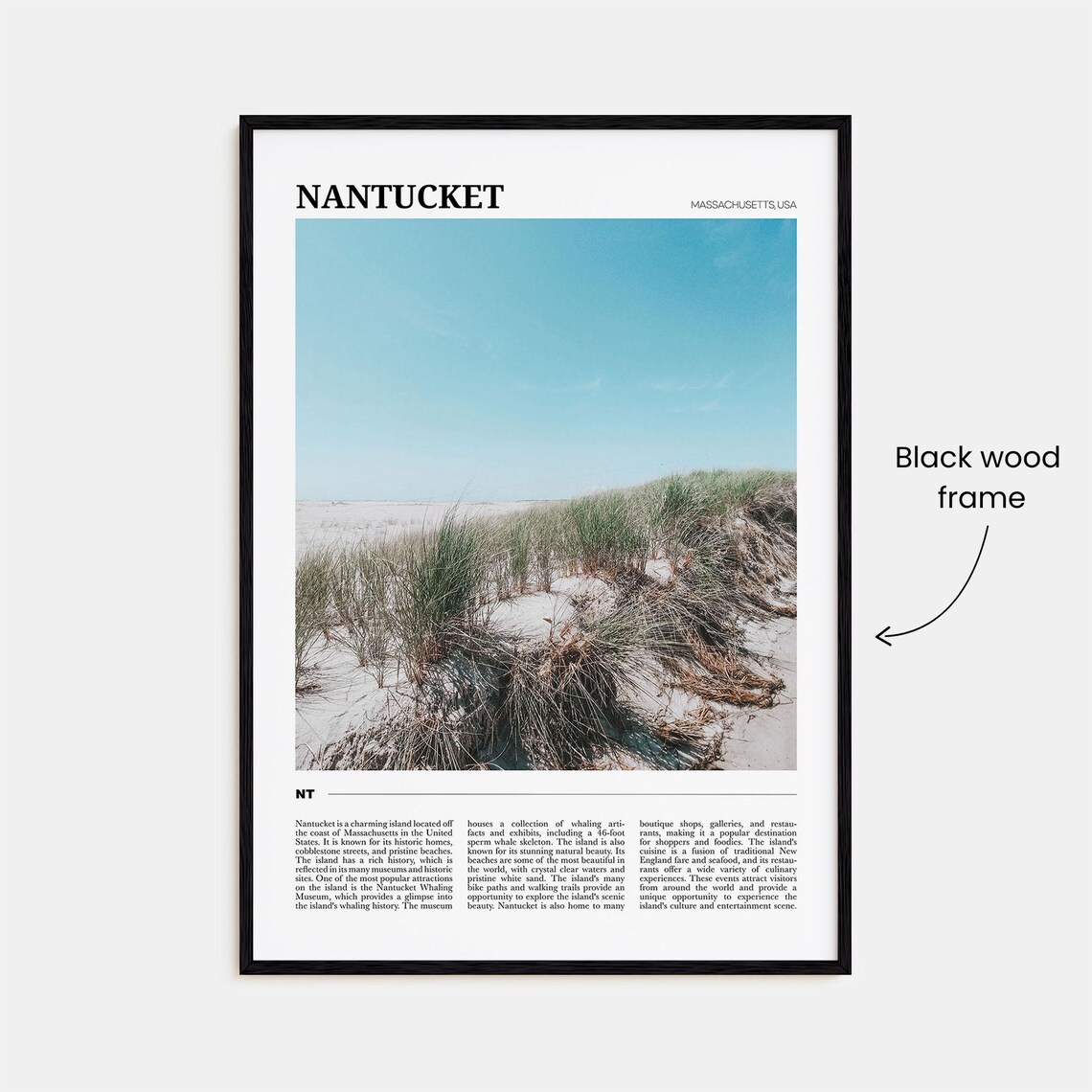 Nantucket Travel Poster, Massachusetts Wall Art - Image 2