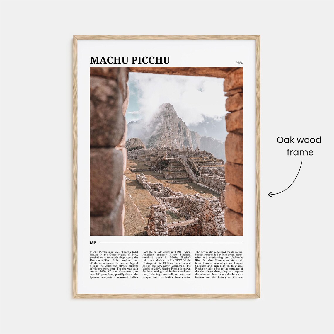 Machu Picchu Vintage Travel Poster, Peru Art Print - Image 3