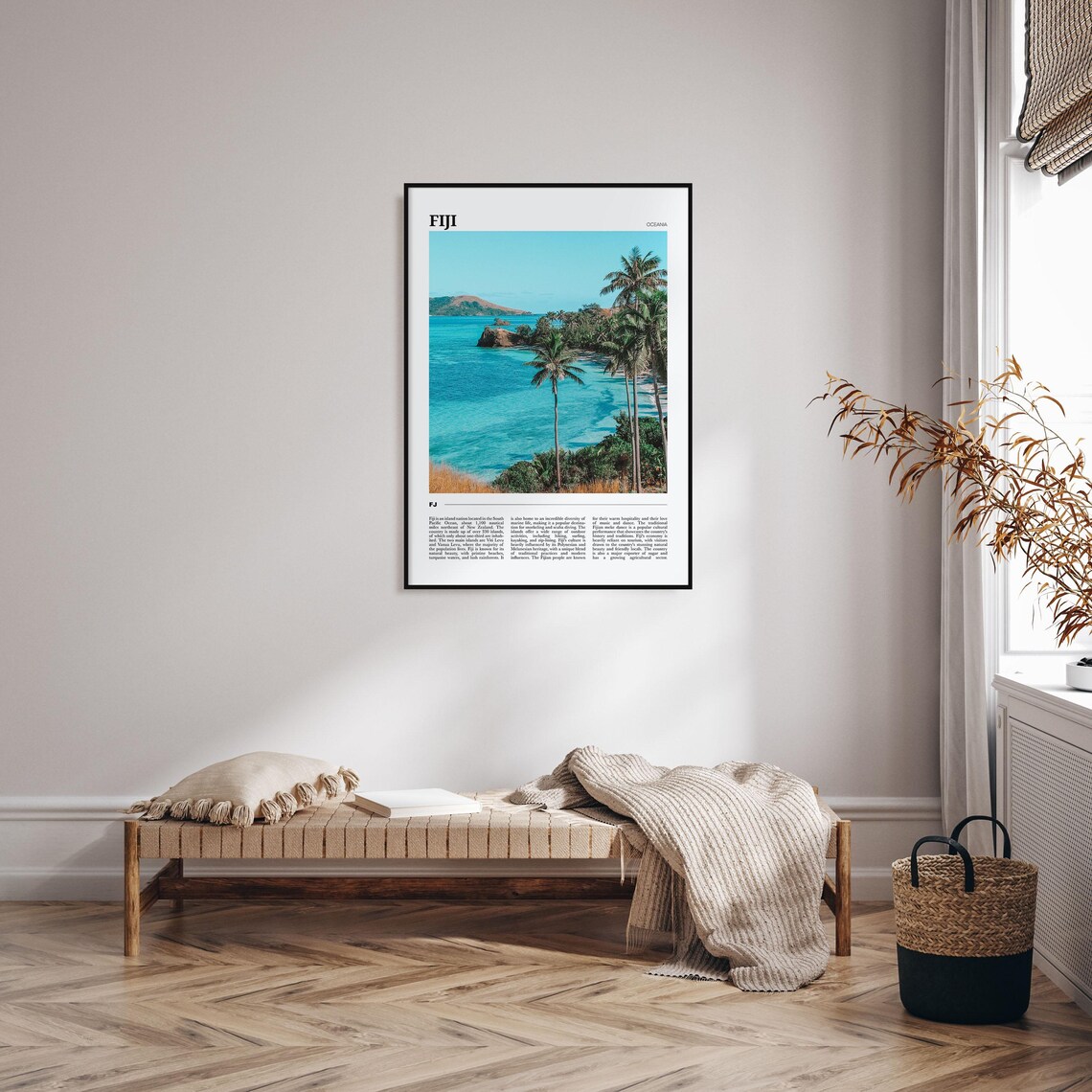 Fiji Travel Poster, Oceania Travel Art Print - Image 4