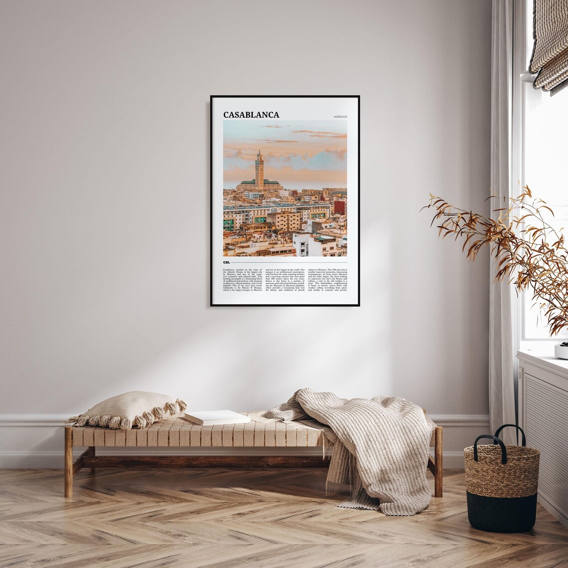 Casablanca Travel Poster, Morocco Wall Art Print - Image 4