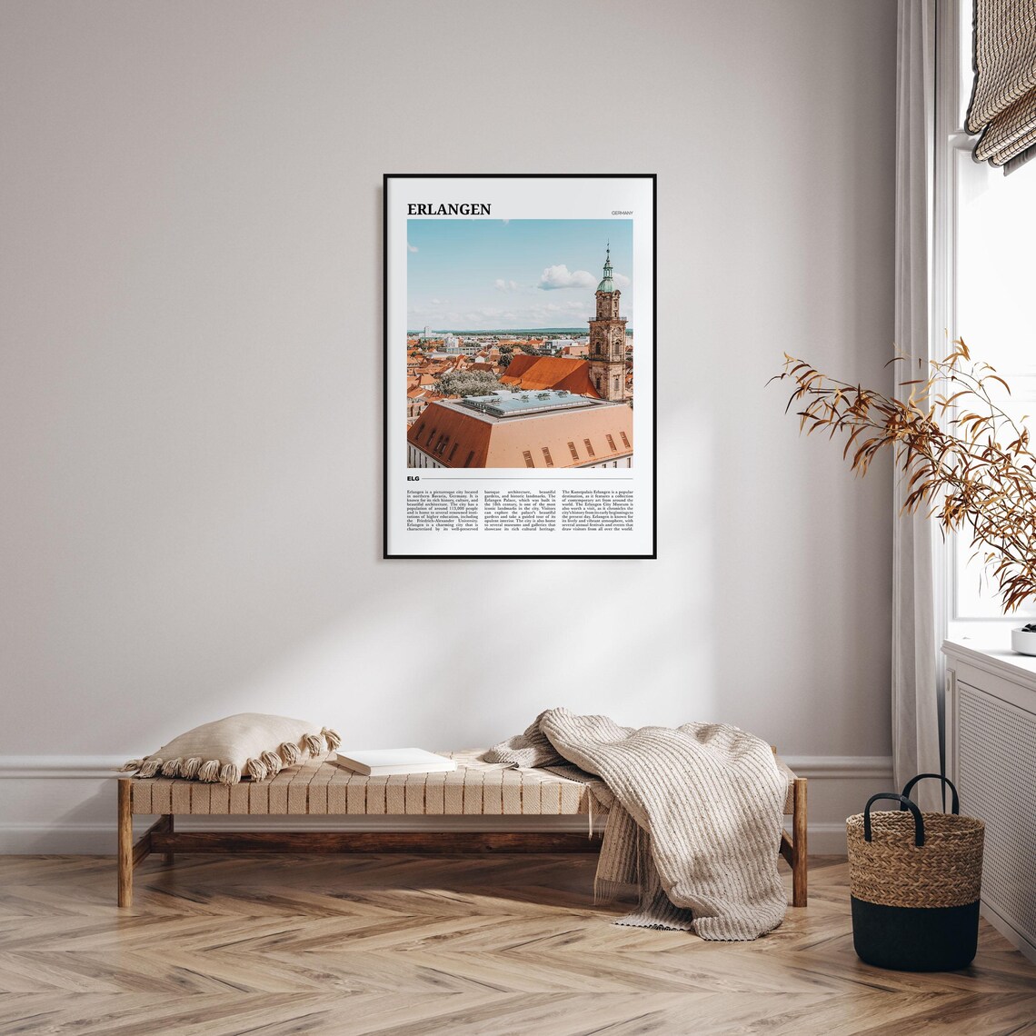 Erlangen Travel Poster, Germany Place Print - Image 4