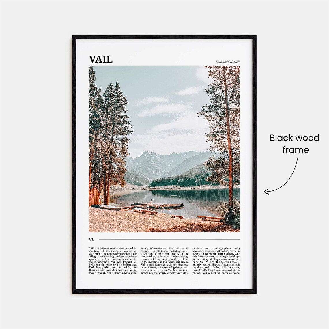 Vail Travel Poster, Colorado Travel Poster - Image 2