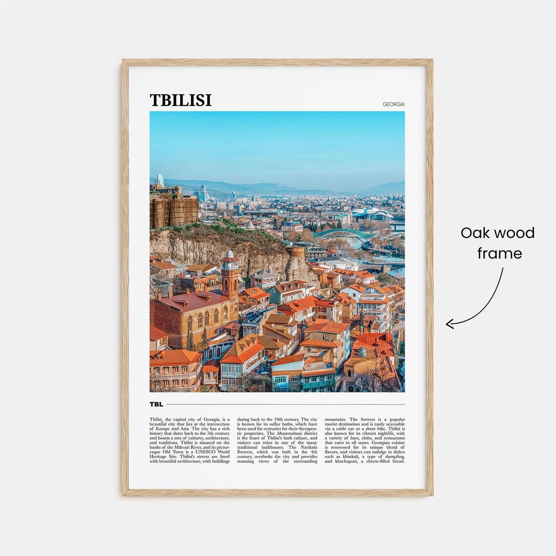 Tbilisi Travel Poster, Georgia City Art Print - Image 3