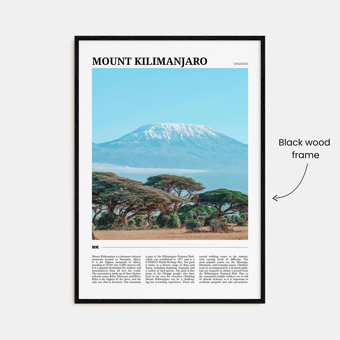 Mount Kilimanjaro Photo Decor Poster Print - Image 2