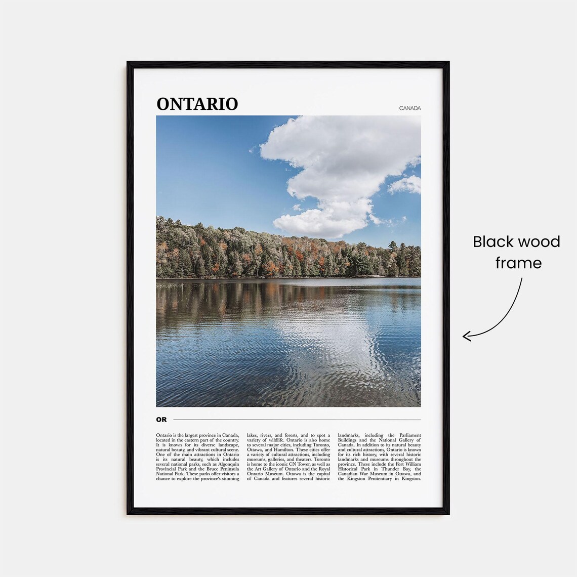Ontario Travel Poster, Canada Travel Poster - Image 2