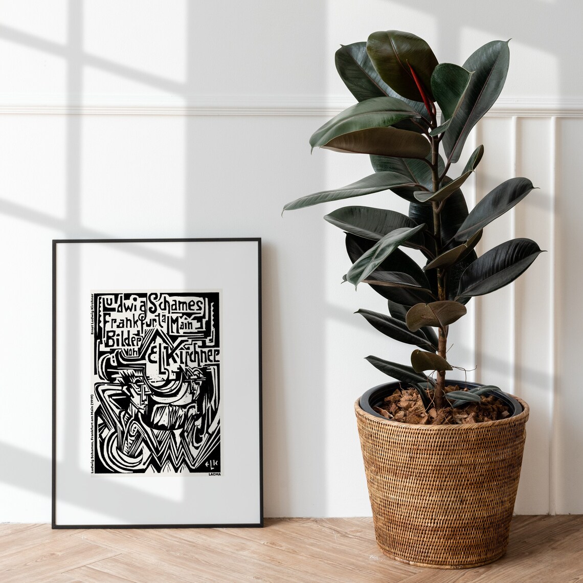 Ernst Ludwig Kirchner 1919 Ludwig Schames Exhibition Woodcut Poster - Image 2