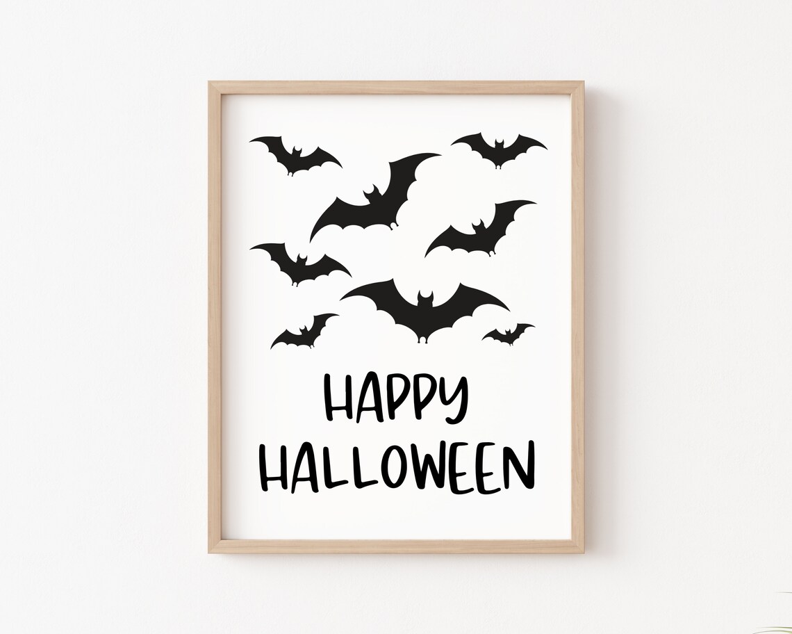 Happy Halloween Cute Fall Halloween Poster