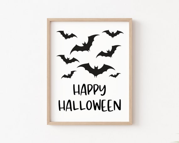 Happy Halloween Cute Fall Halloween Poster