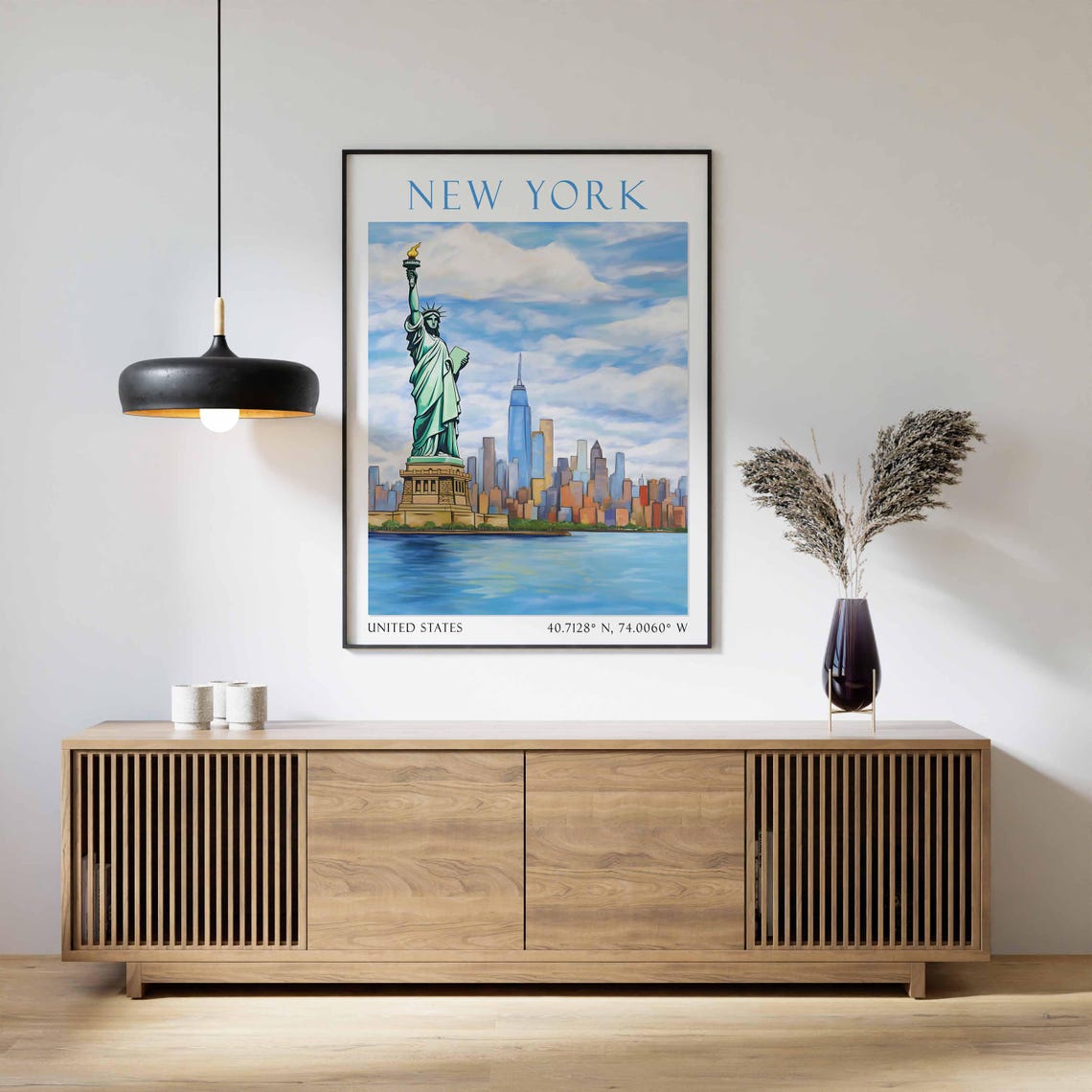New York Print Statue Of Liberty Art New York Poster New York Lover New York Art New York Print Travel Travel Print - Image 2