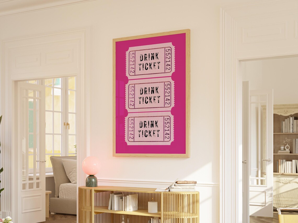 Good Times Ticket, Retro Preppy Dorm Decor - Image 3