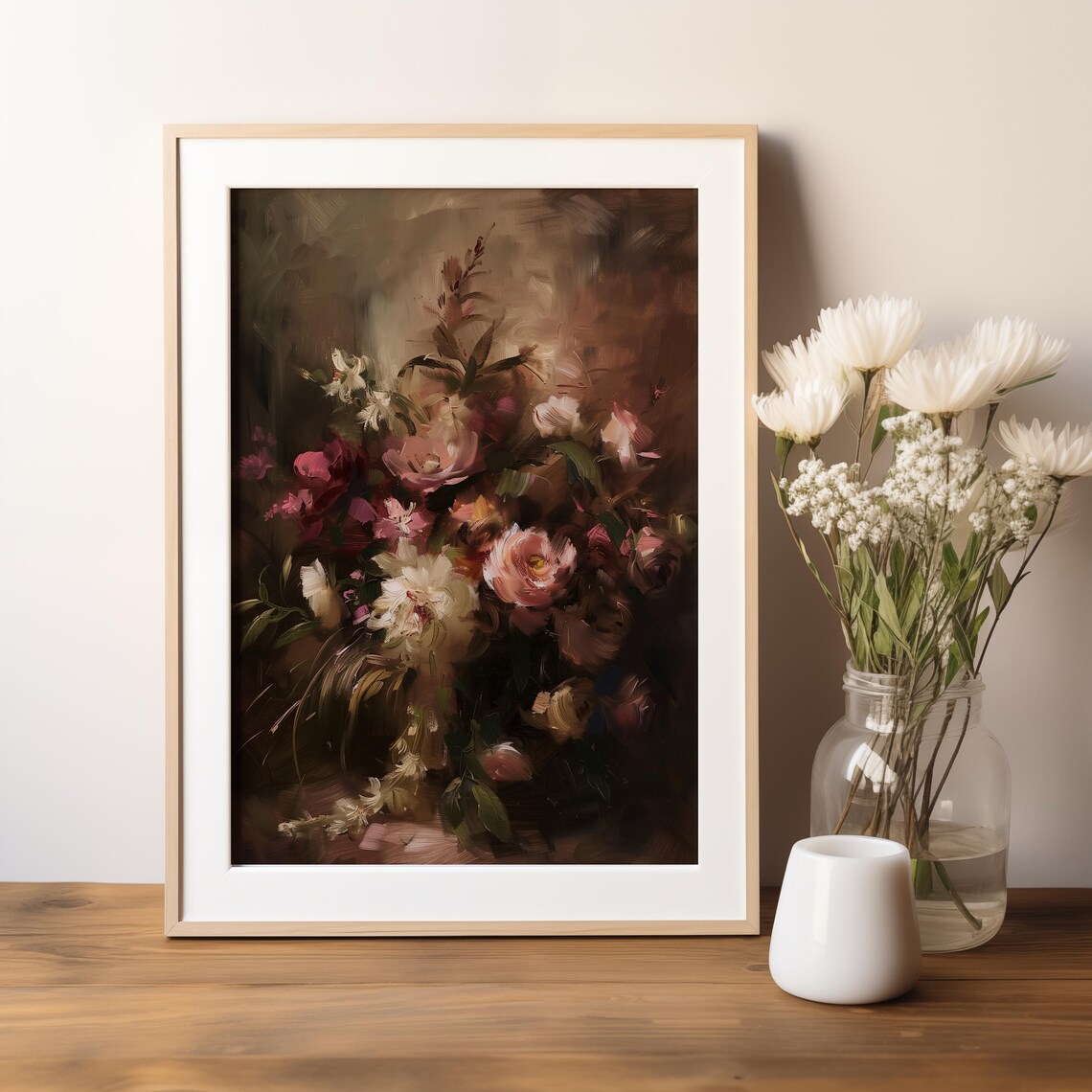 Vintage Botanical Floral Still Life Art Print - Image 5