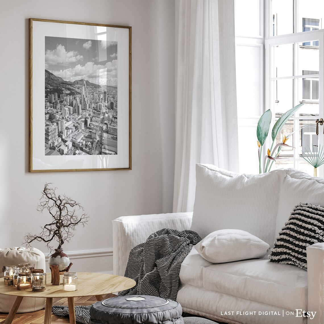 Bogota Poster, Colombia Cityscape Skyline Travel Poster - Image 5