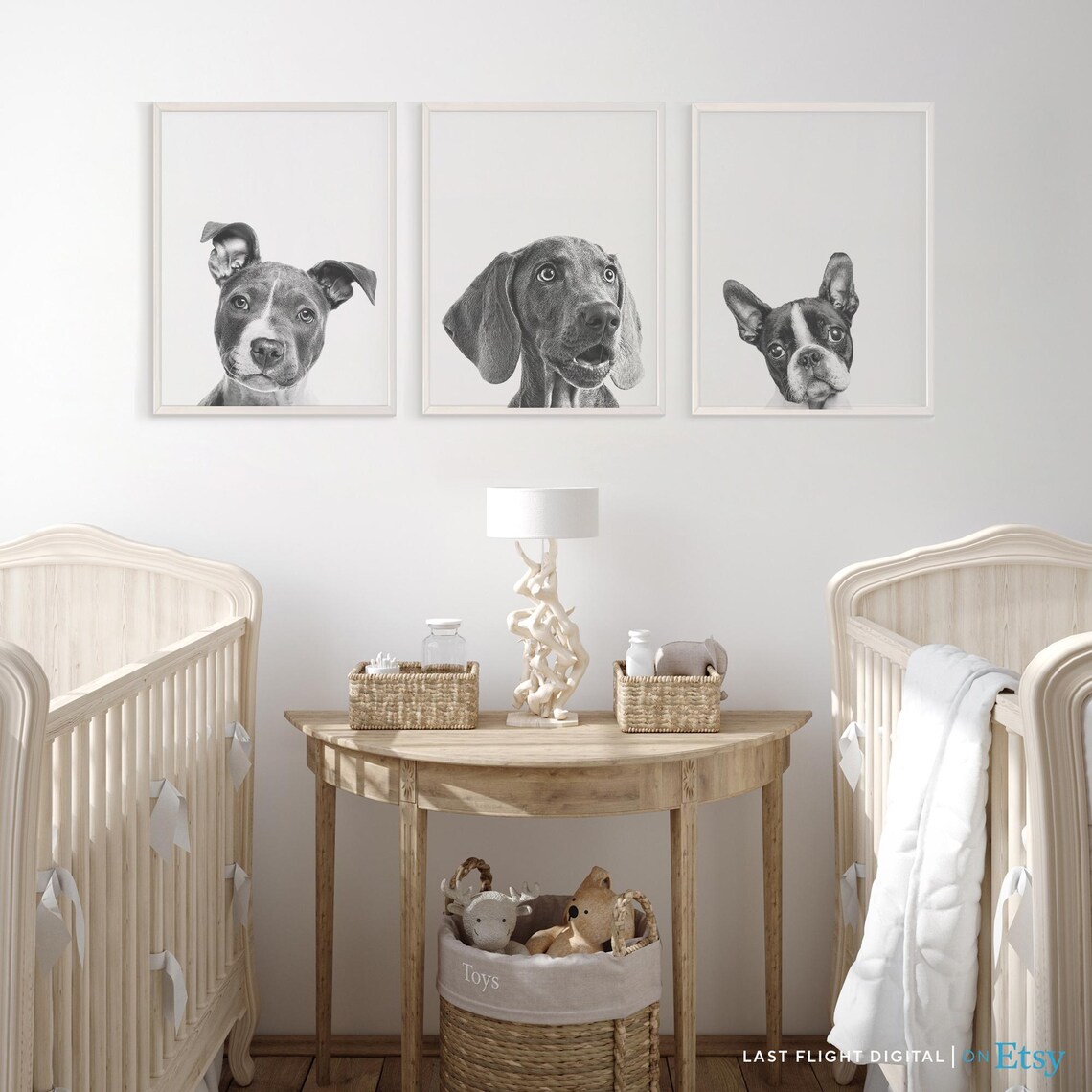 Weimaraner Dog Portrait Art Print, Kids Room Decor - Image 4