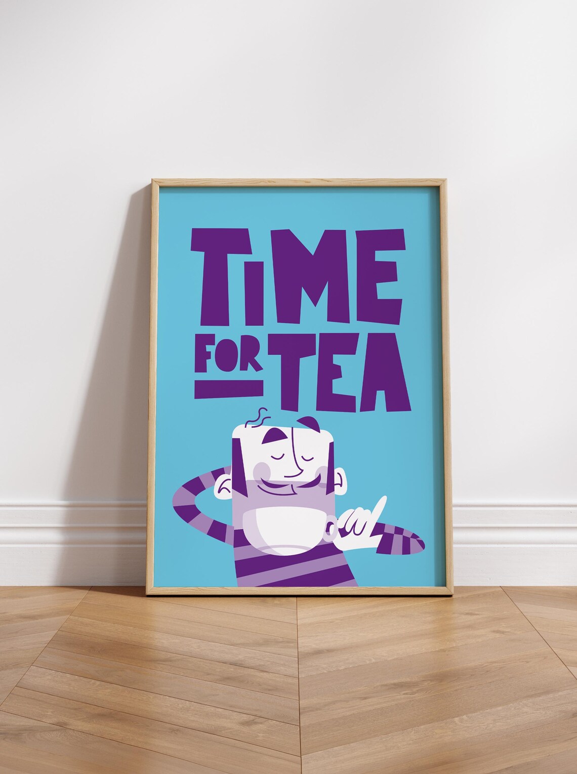 Time For Tea French Style Kitchen Art Print