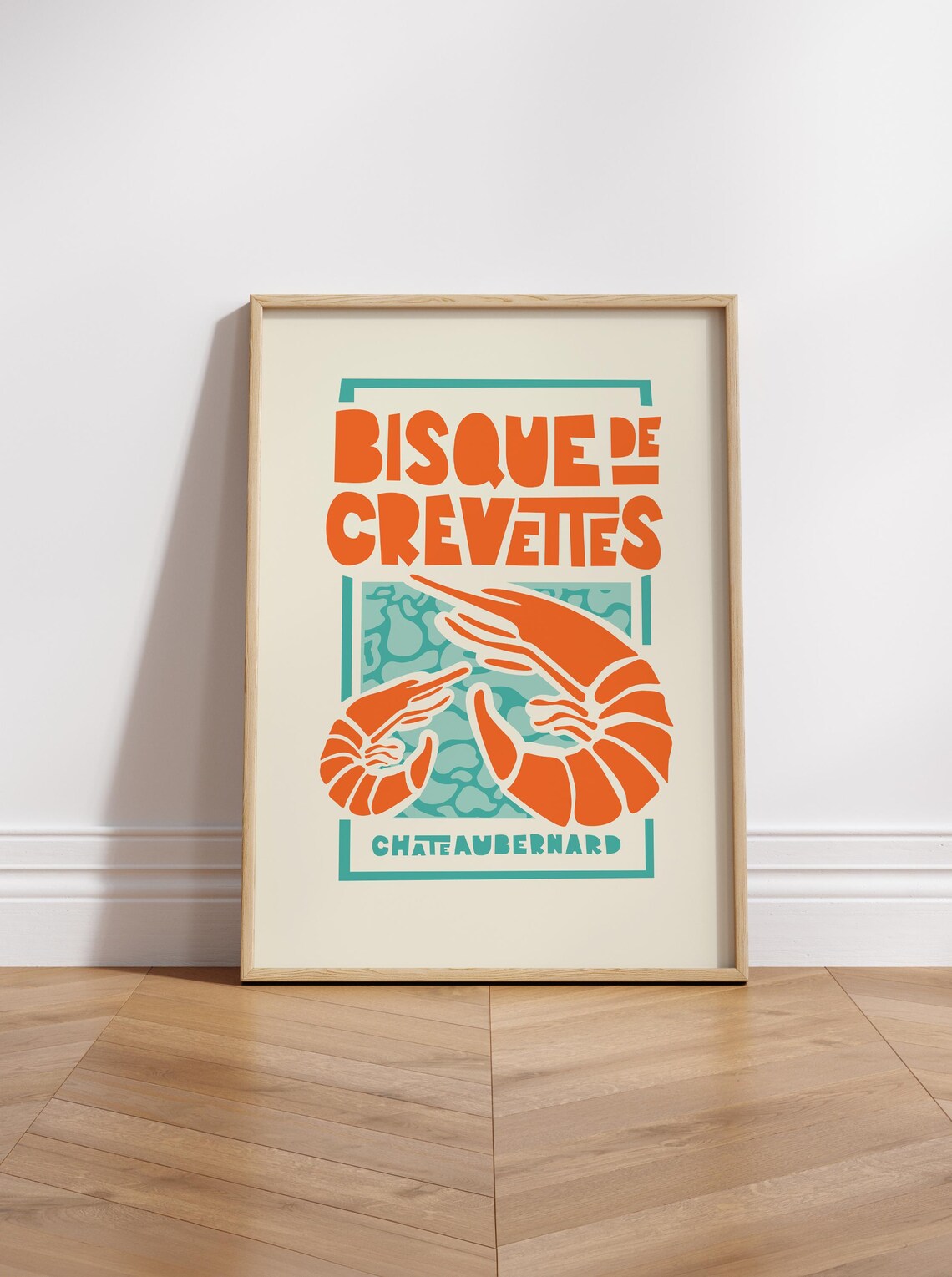 French Prawns Bisque De Crevettes Poster Print