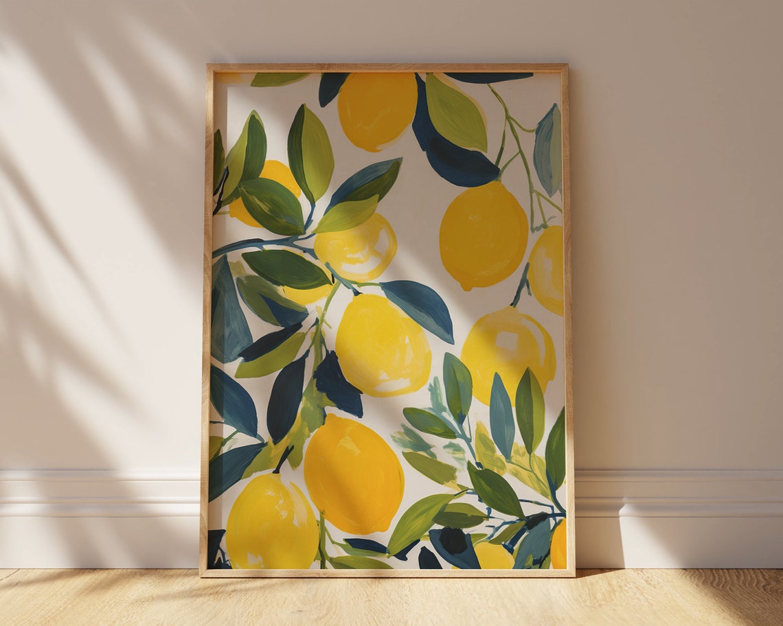 Lemons - Botanical Wall Art - Image 2