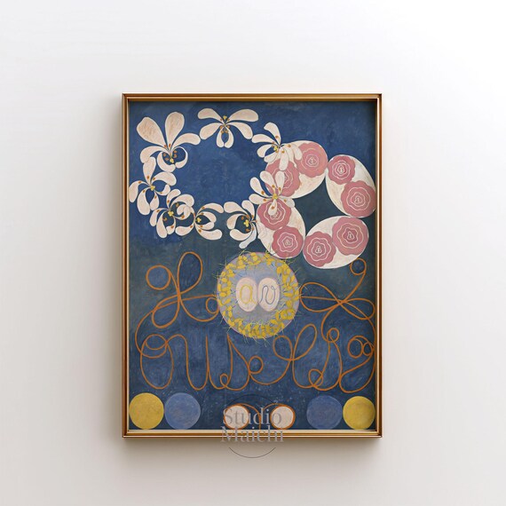 Hilma Af Klint Abstract Figure Geometric Wall Art Modern Poster Bauhaus Print Minimalist Art Art