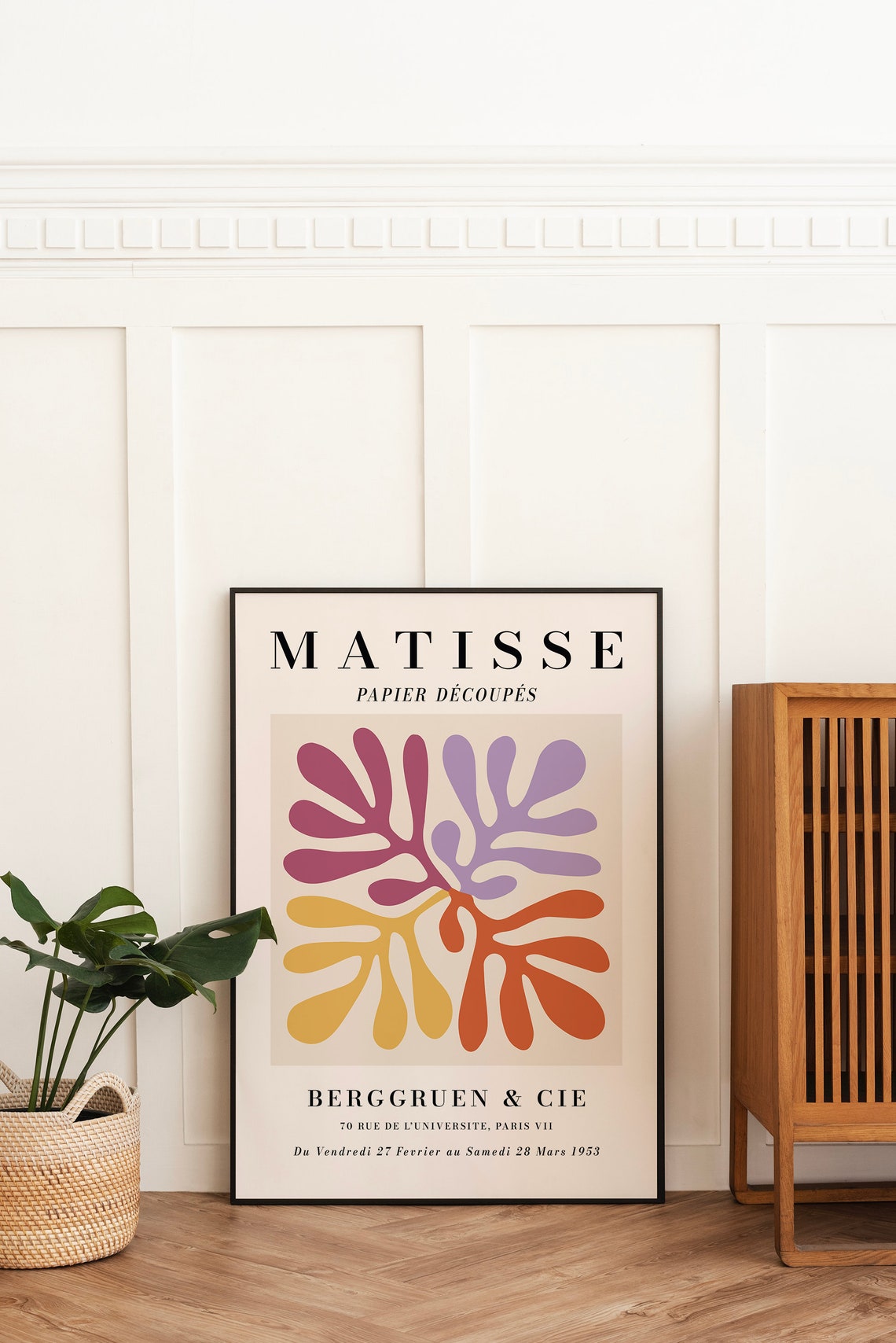 Henri Matisse Papier Decoupes Exhibition Multicolor Cut Out Poster - Image 3