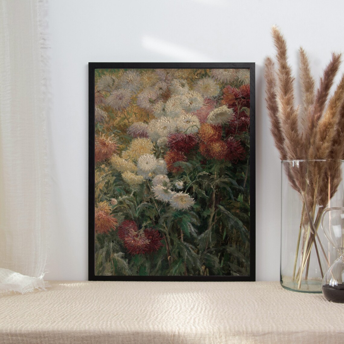 Vintage Floral Landscape, Spring Botanical Art Print - Image 2