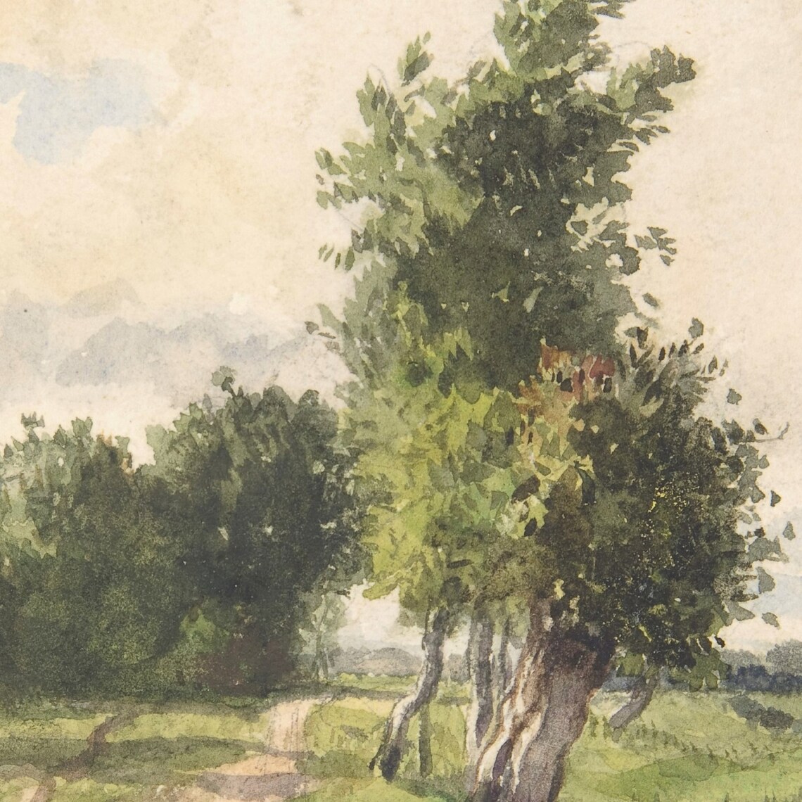 Country Landscape Vintage Farmhouse Art Print - Image 2