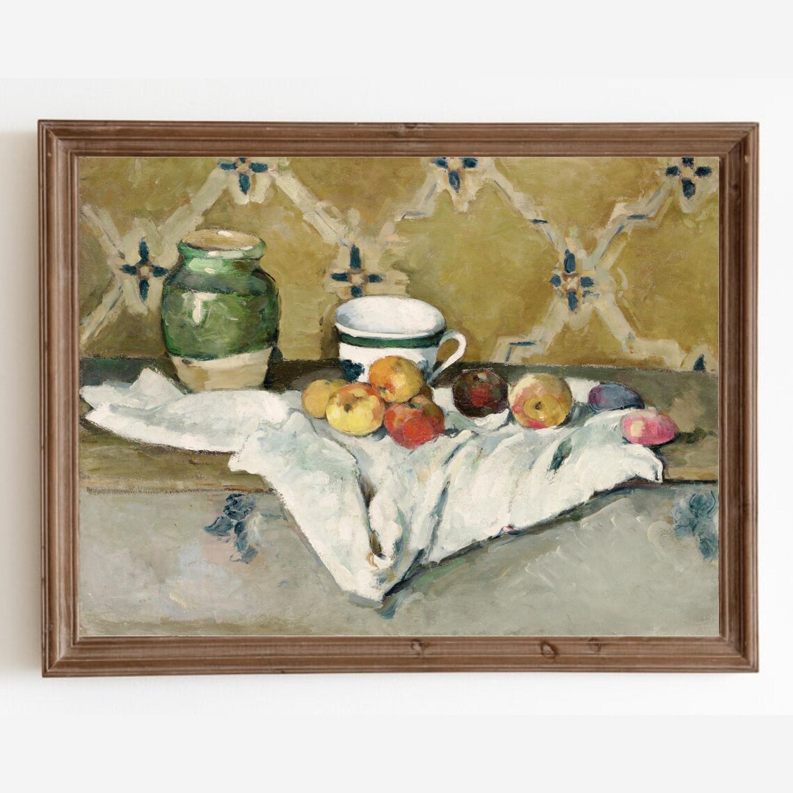 Rustic Farmhouse Kitchen Still Life Art Print