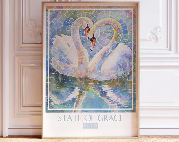 State Of Grace Song Watercolor Art Print