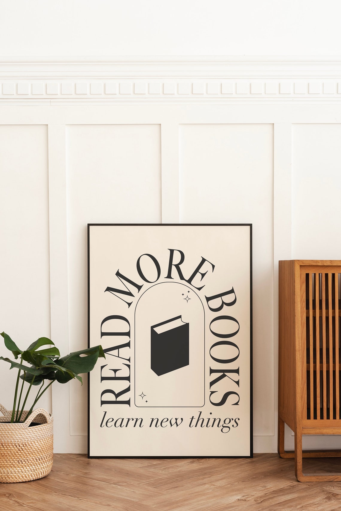 Read More Books Learn New Things Literary Inspirational Quote Poster - Image 5