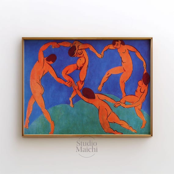 Matisse Dance Ii Print Vintage Fauvist Wall Art Modern Art Poster Abstract Minimalist Decor Iconic Henri Matisse Artwork