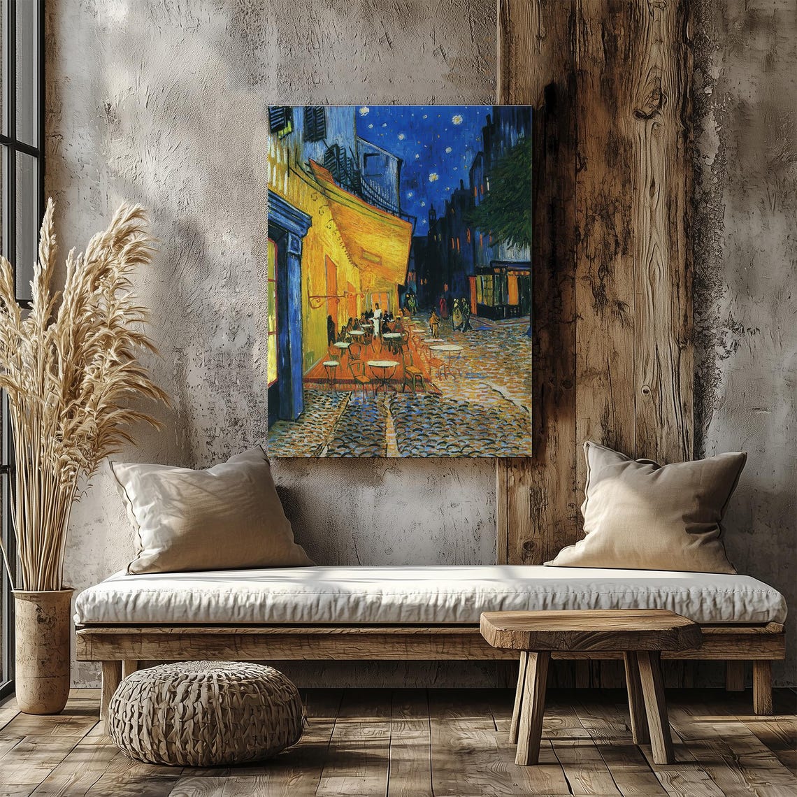 Van Gogh Cafe Terrace At Night Starry Arles Street Scene Poster - Image 2
