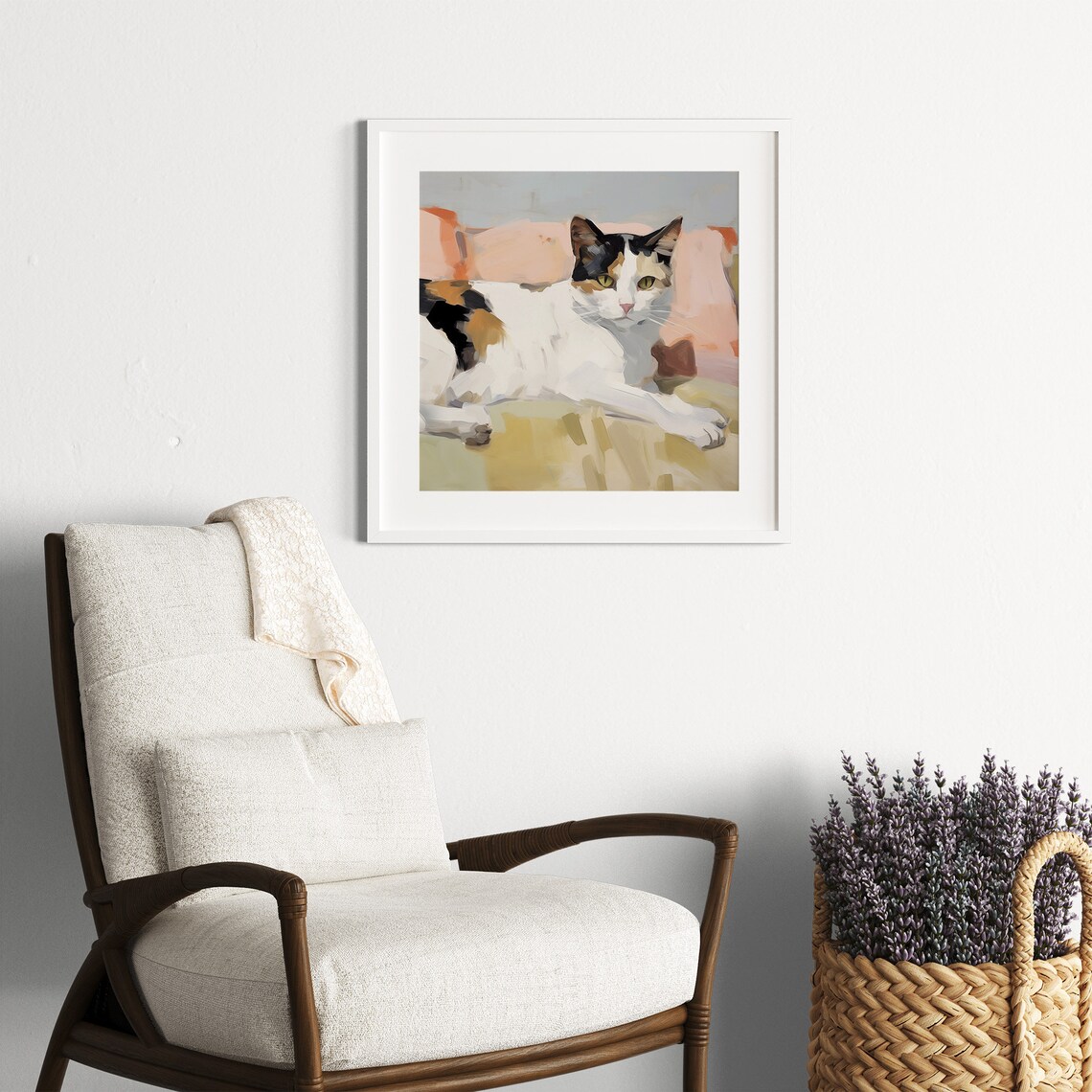Calico Cat Vintage Poster Print, Cat Wall Art - Image 2