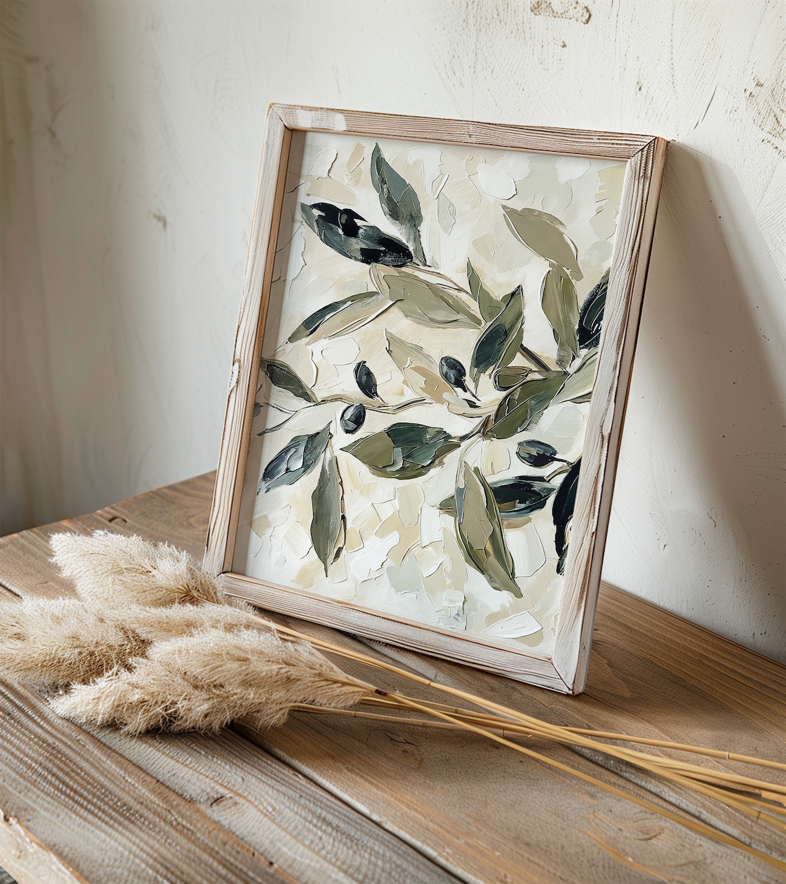 Olive Branch Botanical Art Print, Kitchen Wall Art - Image 5