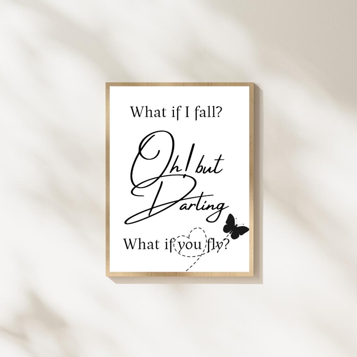 Inspirational Quote Wall Art Uplifting Home Decor