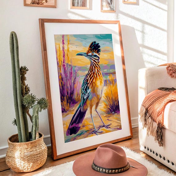 Vibrant Desert Roadrunner