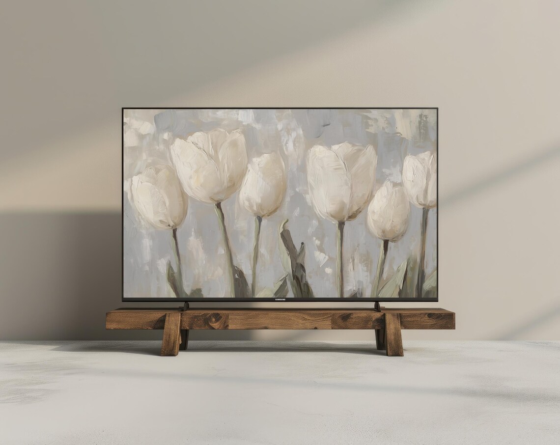Tulips Vintage Floral Art Print, Spring Flowers - Image 3