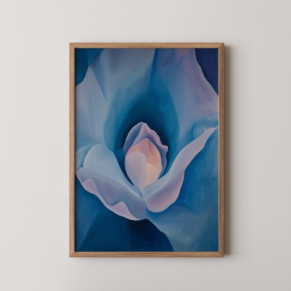 Georgia Okeeffe Painting Print Large Wall Art Abstract Botanical Poster