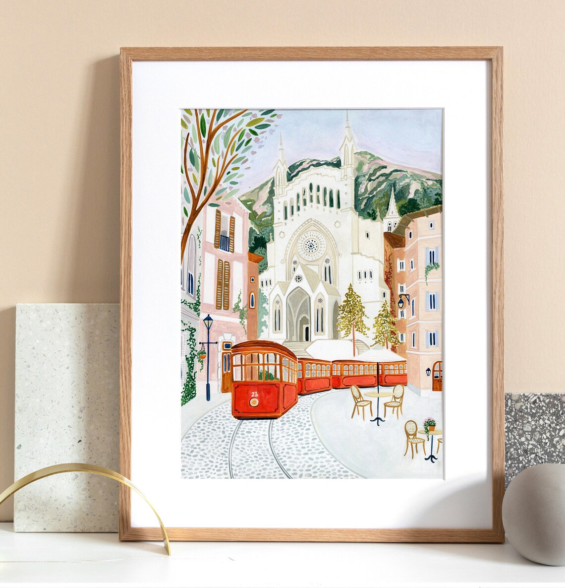 Port De Soller Mallorca Travel Poster - Image 2